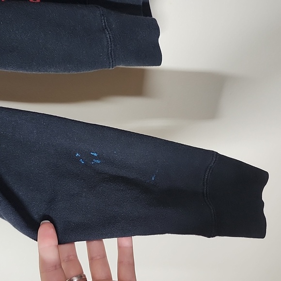 Ed Hardy Full Zip Hooded Sweatshirt Black Womens Small - Picture 7 of 7